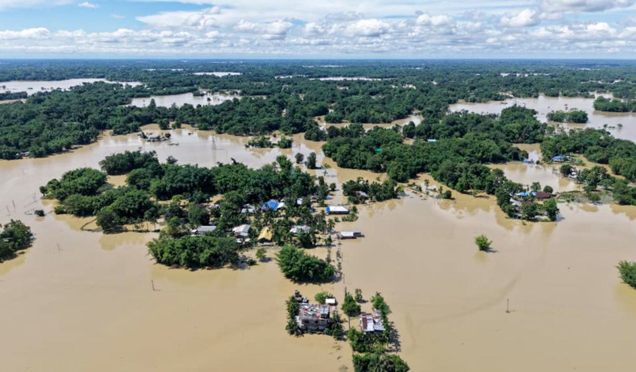 Current Assam flood situation